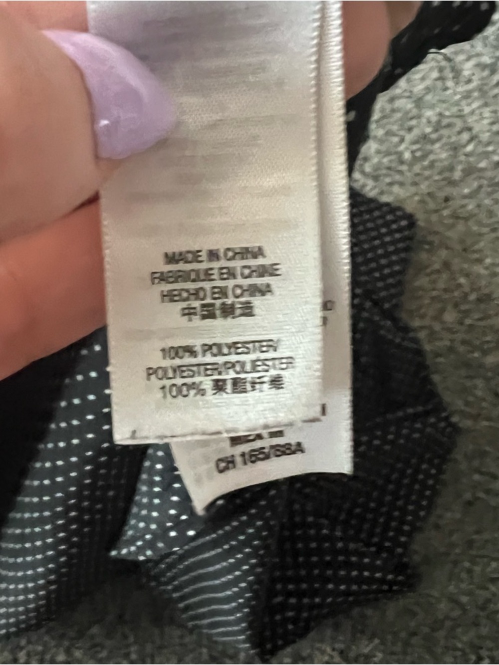 Juicy Couture Black Polka Dot Button Shirt - Picture 4 of 4
